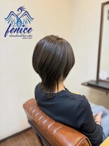 フェニーチェ(fenice international hair salon)&nbsp;ショートレイヤー/レイヤーウルフ/グレージュ