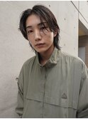 ニュアンスパーマ センターパート スパイラルパーマ フェザー