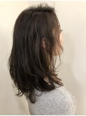 【パーマ】お手入れ簡単ミディアムスタイルのパーマ