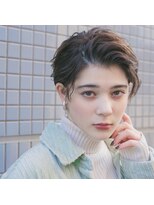 ミット バイ ツリー 吉祥寺(mit by tree)&nbsp;くすみブルージュサイドパートスムースショート