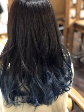 ヘアールスト(Hair Lust) ターコイズブルーグラデーション