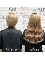エクステ専門店あるじゃんすー 広島店&nbsp;キャラメルベージュカラー#シールエクステ#メルティカラー#広島