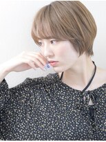 ヘアワークオーパス 吉祥寺(HAIR WORK OPUS) 柔らかいベージュカラーの大人ショート