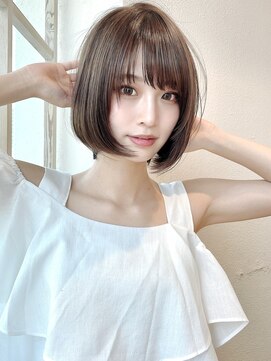 アフロート ディル(AFLOAT D'L) 大人可愛い小顔前下がりボブ×ナチュラルボブ×ミニボブ20代30代