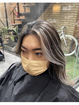 ラフ 難波店(LAFF) #黒髪#ボブルフ#ネビージュ#小顔#ワンレン