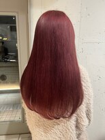 ラミ(L'ami)&nbsp;【矢後あやこ】大人かわいいロブヘア/艶感チェリーブラウン