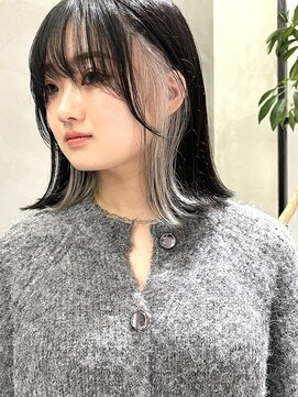 ベック(BECK) 外ハネBob×インナーカラー