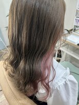 シュシュバイジャガラ 千葉駅北口店(chou chou byJAGARA) インナーカラー×ピンク【chouchou千葉・千葉駅】