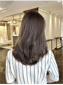 レイヤーカット/ココアベージュ