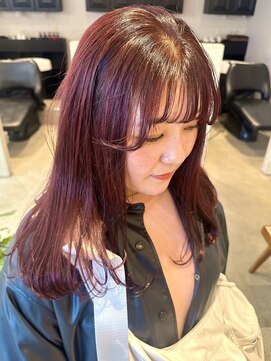 ディッセンバー 神宮前(December) 紫カラー/ぶどうカラー/パープルカラー/ブリーチカラー/渋谷