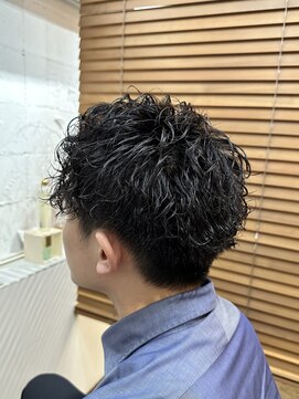 ロイド(Royd.) メンズカットツイスパパーマナチュラルパーマアップバング