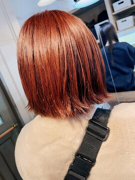 スマイロンナイロン ヘアー(smile on nylon hair) オレンジブラウン