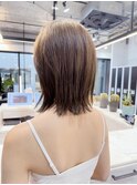 くびれボブ/前髪/シースルーバング/髪質改善/白髪ぼかし