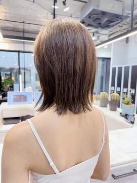 ファンナギンザ(FaNNa ginza) くびれボブ/前髪/シースルーバング/髪質改善/白髪ぼかし