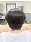 40代/50代/縮毛矯正/ショートボブ/池袋