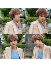 【長さを残したショートボブ】長さを残してる為、形崩れしにくいトレンドボブ