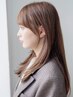 【リピNo.2/平日限 】カット＋ゼロストレスカラー☆カラー持続とツヤ感が人気