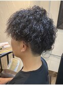 メンズ/メンズカット/メンズパーマ/ツイストスパイラル/ショート