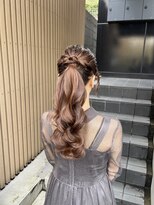 ふわふわボリュームポニーテール