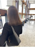 ぷつっとカットにヘーゼルベージュ