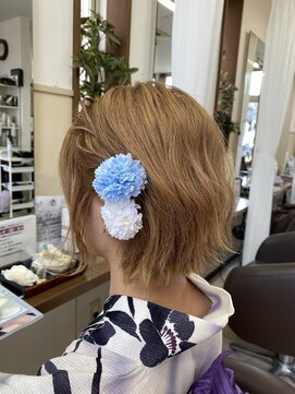 コアフィールフィス(COIFFURE fils) 新規お得【見附　今町】浴衣着付けヘアセット