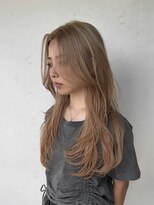 ヘアースタジオ ゼン(hair studio Zen)&nbsp;レイヤー ベージュ ブリーチ1回【Kensho】