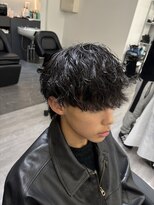 ビカムメンズヘアー 栄店(become men's hair)&nbsp;アイロンセット風ライトパーマ