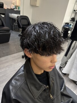 ビカムメンズヘアー 栄店(become men's hair) アイロンセット風ライトパーマ
