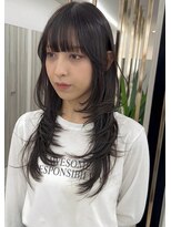 エトワール(ETOILE)&nbsp;レイヤーカット/ハッシュカット/オリーブベージュ