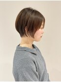【クセを抑える】ショート×丸み縮毛矯正