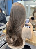 【verda】ブリーチなしダブルカラー ミルクティーベージュ