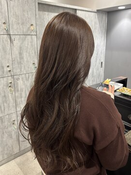 キャパ セントラル 天神 大名店(CAPA central) ナチュラルブラウン 透明感カラー 髪質改善 艶髪 10代 20代