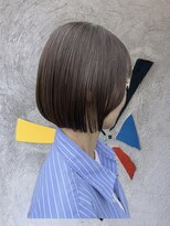 ラポール 蟹江(RAPPORT) コンパクトボブ×赤みなしくすみベージュ