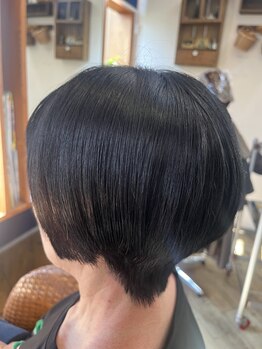 ヘアメイク ダブルス(Hair make Doubles)の写真/【髪と頭皮にご褒美を】ハーブの恵み“和漢カラー”でハリ・艶アップ！選べる脱色＆地肌喜ぶパックケア付