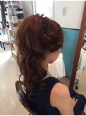ポニーテールアレンジ【ヘアセット　立川/立川南/八王子　浴衣】