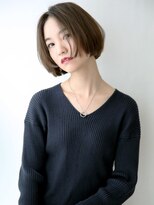 ラソ バルコ(LAZO barco)&nbsp;センターパートが新鮮＆好バランスなシンプルボブvol.2