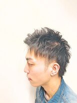 バーバーショップ テト キタヤマ(barber shop tete kitayama)&nbsp;アップバング★ツーブロックショート
