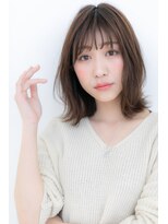 カバーヘアアンドスパ ブリス 浦和(COVER HAIR&SPA bliss) シースルーバングのルーズな小顔外ハネボブZ浦和20代30代40代