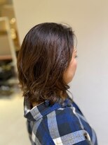 マシェリ(ma cherie)&nbsp;グラデーションとバレイヤージュで動きのあるアクティブボブ