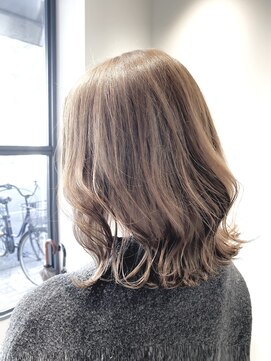 フィゼル 南堀江店(fizelle) ベージュ系3Dナチュラルハイライト