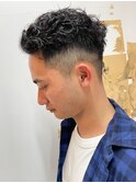 刈り上げ ベリーショート 韓国マッシュ センターパート バーバー