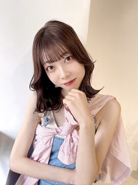 アモレット 天文館店(amoretto) くびれヘア×ブリーチなしピンクカラー