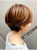 大人ショート 大人可愛い丸みショート