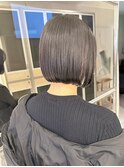 【坂本拓麻】大人ショートぱっつんボブ内巻きボブぷつっとボブ