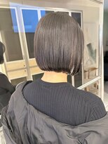 ヘアサロンガリカアオヤマ(hair salon Gallica aoyama)&nbsp;【坂本拓麻】大人ショートぱっつんボブ内巻きボブぷつっとボブ