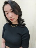 黒髪ベース　　ーミディアムカールー