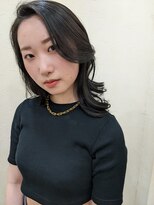 エッセンス(essence)&nbsp;黒髪ベース　　ーミディアムカールー