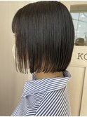 切りっぱなしボブ