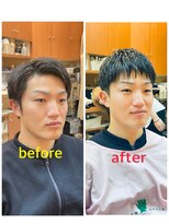 ヨシザワインク ハコザキ 水天宮前 日本橋人形町(YOSHIZAWA Inc.HAKOZAKI)&nbsp;爽やか/スッキリ/スパイキーショート/刈り上げ/束感/クロップ