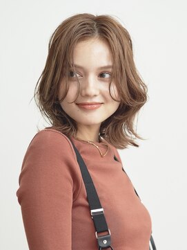 ルクスドレ 新宿(Luxe doree') 外ハネボブ/グラデーションカラー/ペールベージュ[新宿]